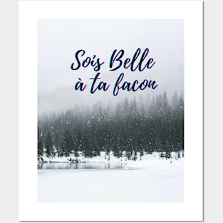 Be beautiful in your own way - popular french quotes theme gifts Posters and Art